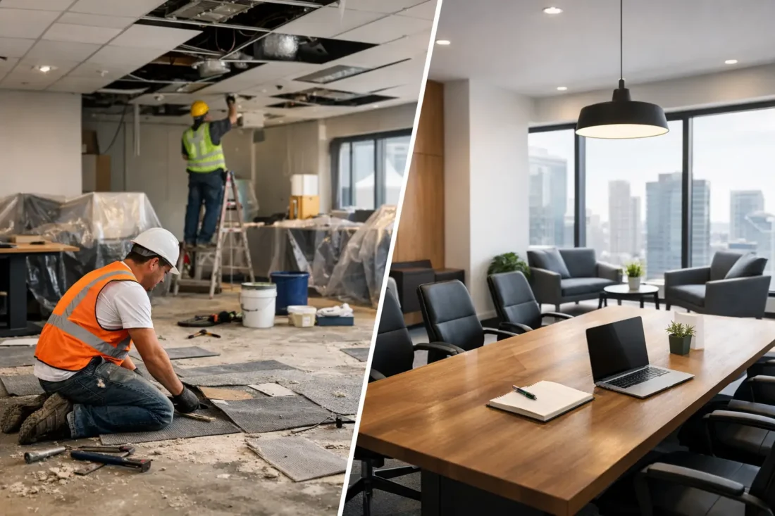 Office Restoration Without Lease-End Stress