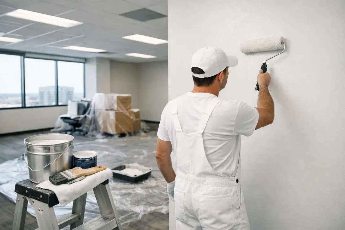 Painting After Office Removal Done Right