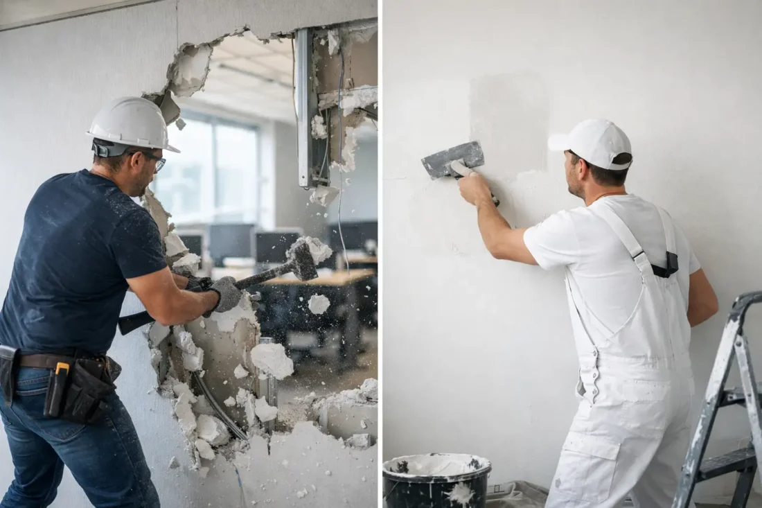 Partition Removal vs Wall Restoration