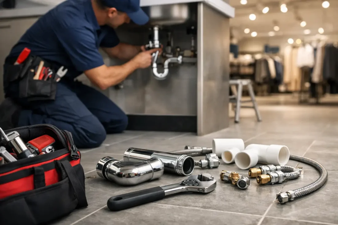 Plumbing Reinstatement for Shop Premises