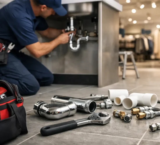 Plumbing Reinstatement for Shop Premises
