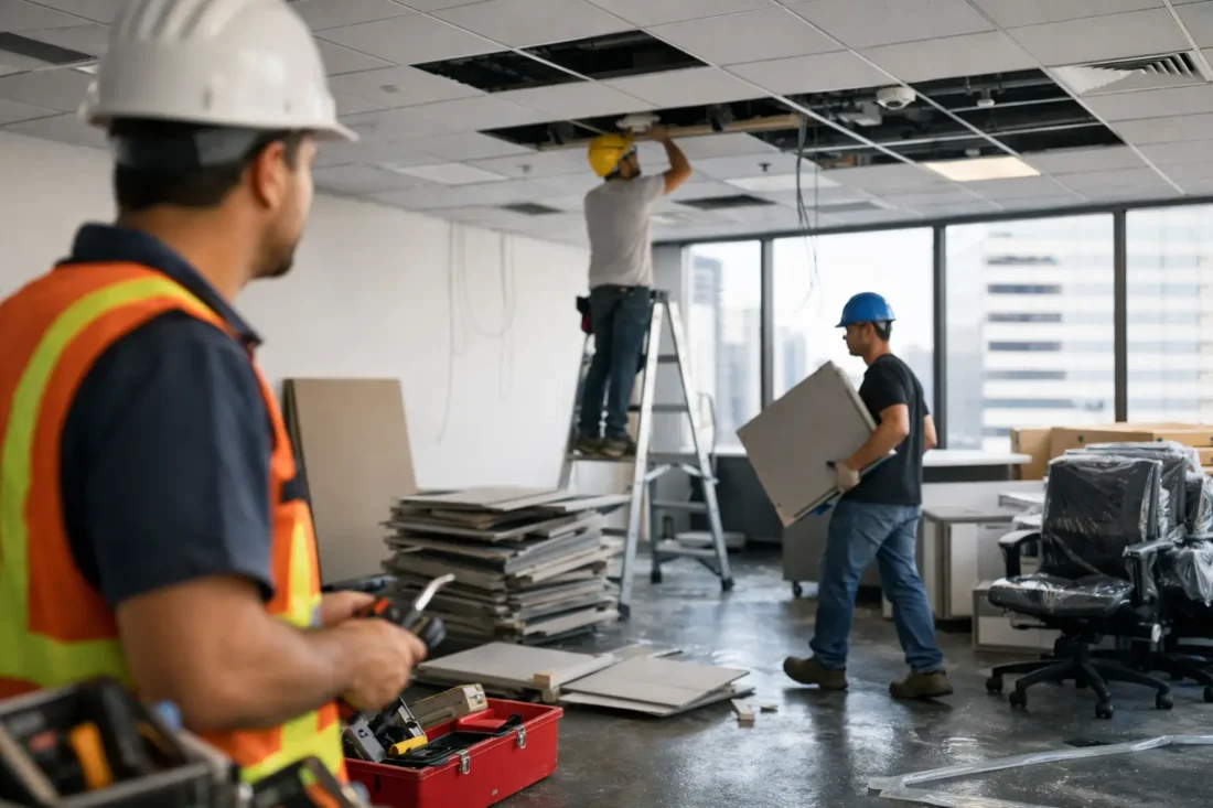 Office Reinstatement Work Before Lease Handover