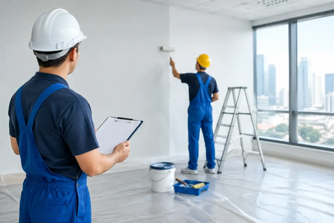 Commercial Painting Contractor for Lease Handover