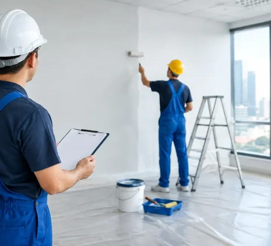 Commercial Painting Contractor for Lease Handover