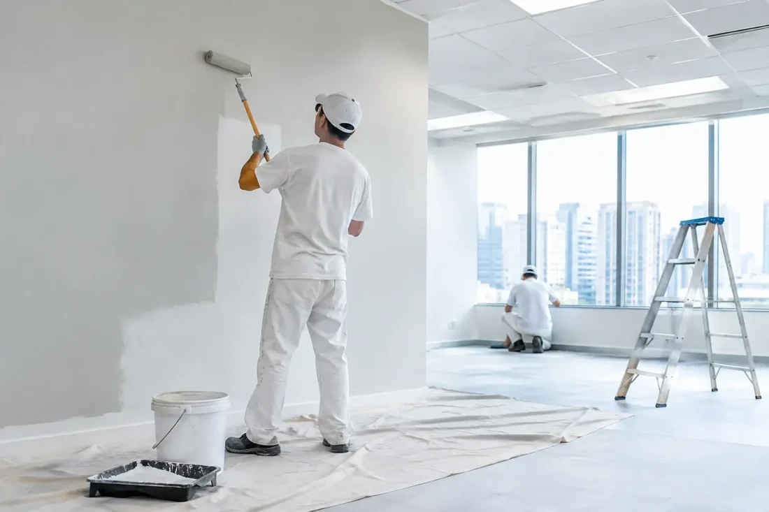 Painting of Office Spaces Before Lease Handover