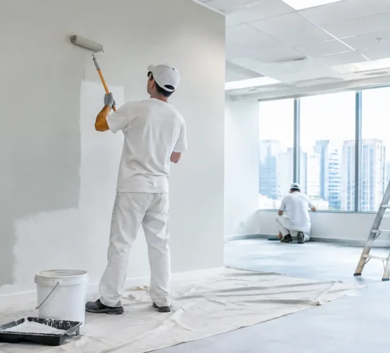 Painting of Office Spaces Before Lease Handover